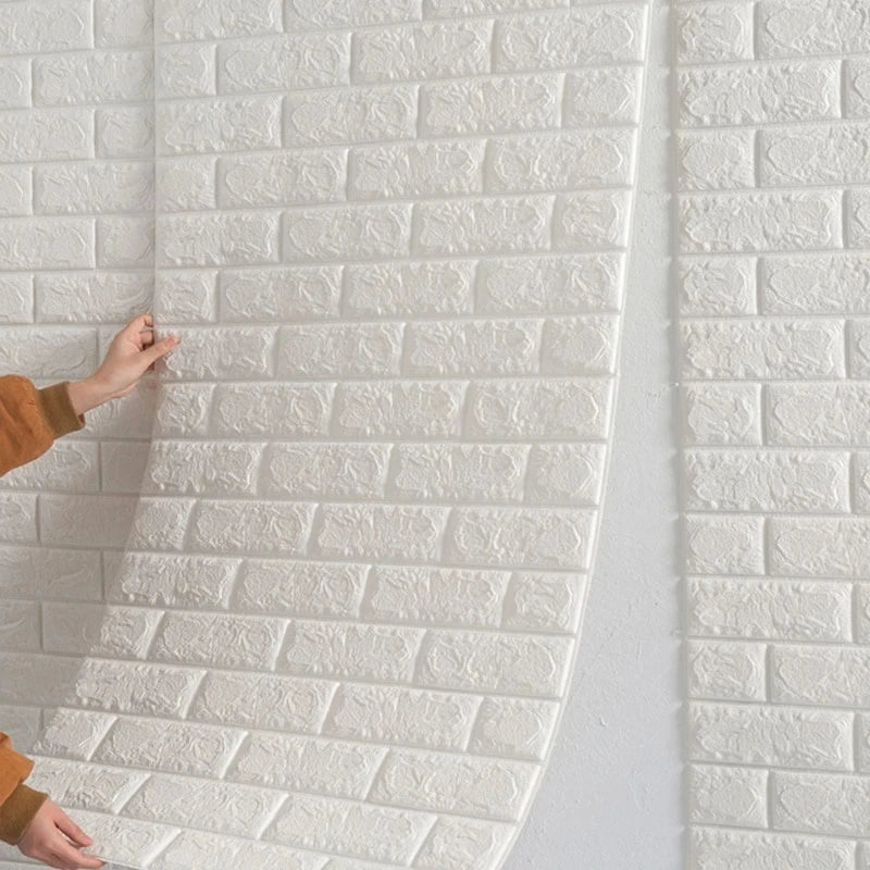 10m 3D Self-Adhesive Wallpaper Continuous Waterproof Brick Wall Stickers - Homes Must Haves