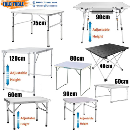 Heavy Duty Folding Table – Perfect for Garden, Camping, BBQs & Parties - Homes Must Haves