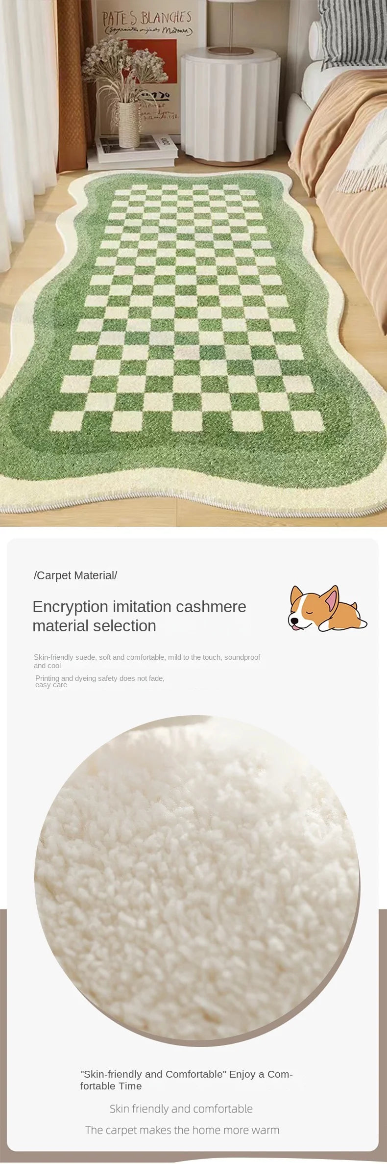 Imitation Cashmere Floor / Carpet Rug - Homes Must Haves