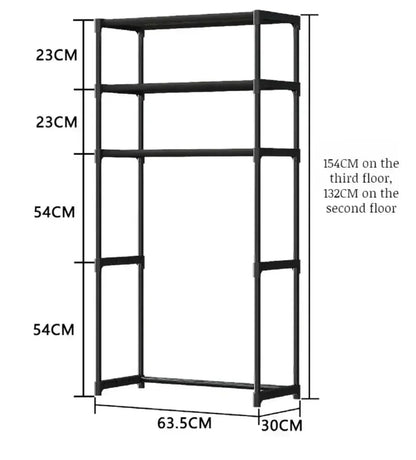 Multi-Layer Floor Standing Over the Toilet / Washer Storage Rack - Homes Must Haves