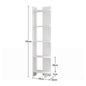 Modern 5-Tier Corner Bookshelf Shelf Unit - Homes Must Haves