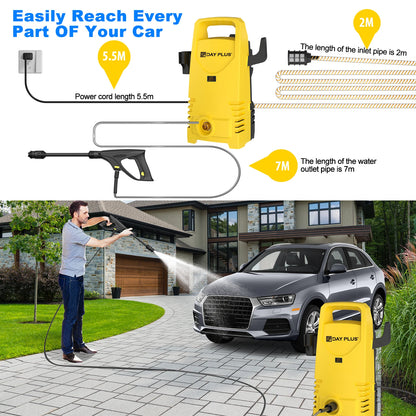 Portable High Pressure Jet Washer -5000W 350Bar/5000PSI - Homes Must Haves