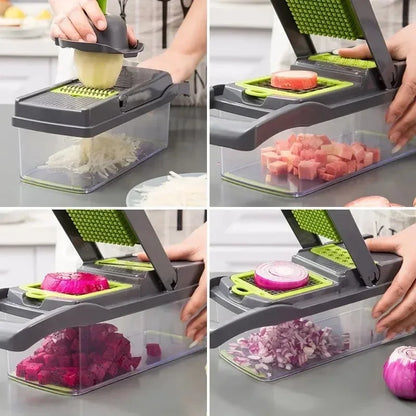 14/16 in 1 Multifunctional Vegetable Chopper - Homes Must Haves