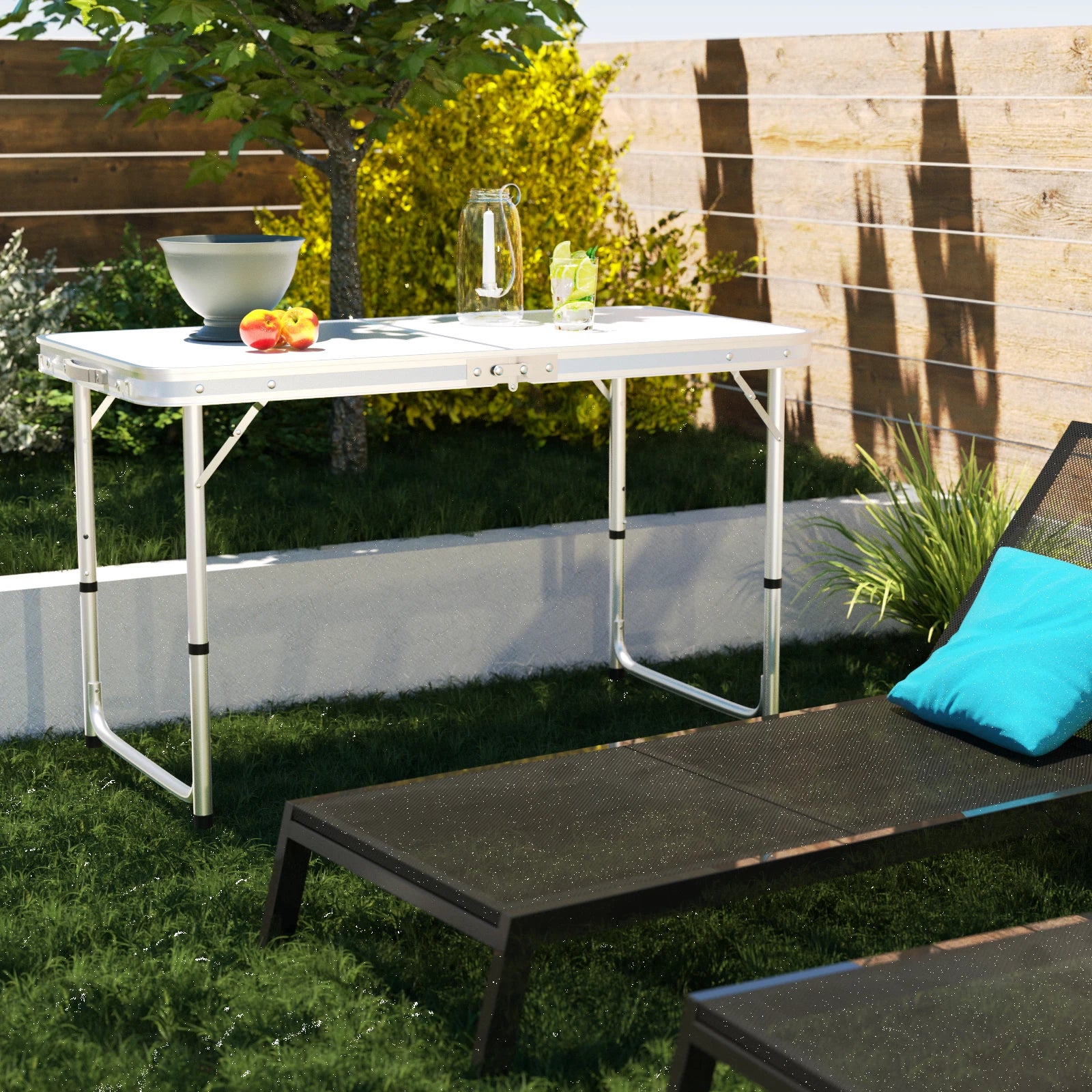 Heavy Duty Folding Table – Perfect for Garden, Camping, BBQs & Parties - Homes Must Haves