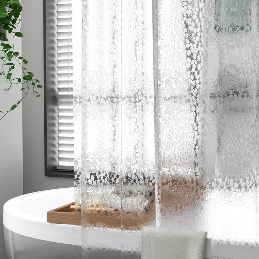 PEVA Pebble Shower Curtain - Homes Must Haves