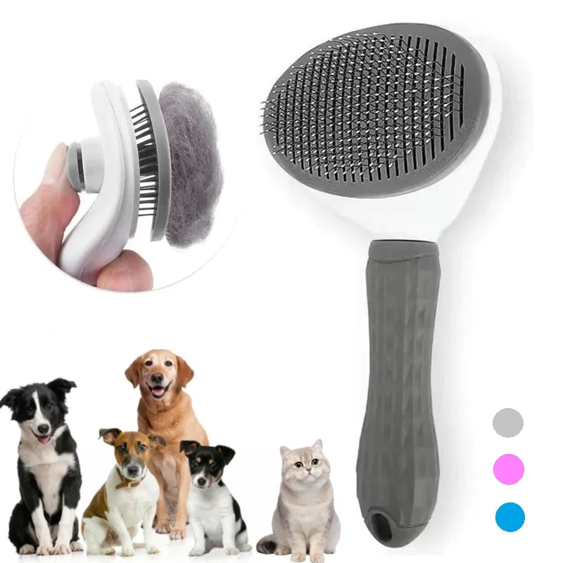 Self-cleaning Pet Hair Removal Comb - Homes Must Haves