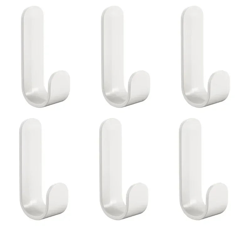 6-Piece Multi-Purpose Wall Organizer – Behind-Door Hook Set for Keys, Towels, Robes & More - Homes Must Haves