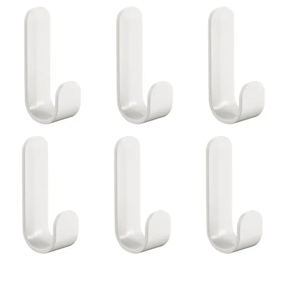 6-Piece Multi-Purpose Wall Organizer – Behind-Door Hook Set for Keys, Towels, Robes & More - Homes Must Haves