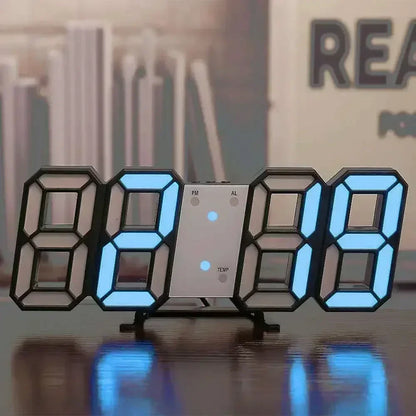 3D LED Digital Clock Wall Decoration Glow Night Mode - Homes Must Haves