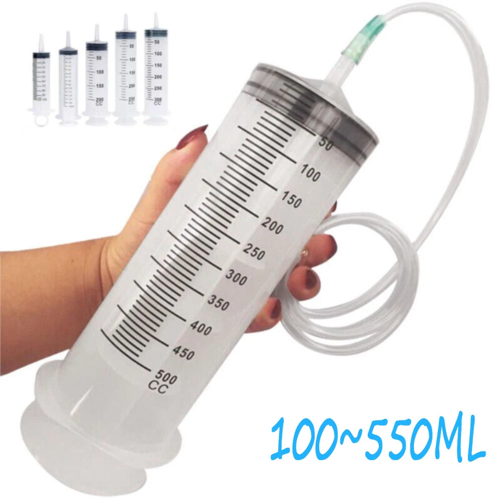 Multifunction 100ml-550ml Syringe With 100cm Hose Pump For Pet Food / Medicine Feeding - Homes Must Haves