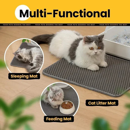 Cat Litter Mat - Waterproof Double Layer - Homes Must Haves