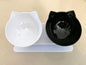 Non-Slip Slanted Cat & Dog Food / Water Bowl With Stand - Anti-Spill - Homes Must Haves