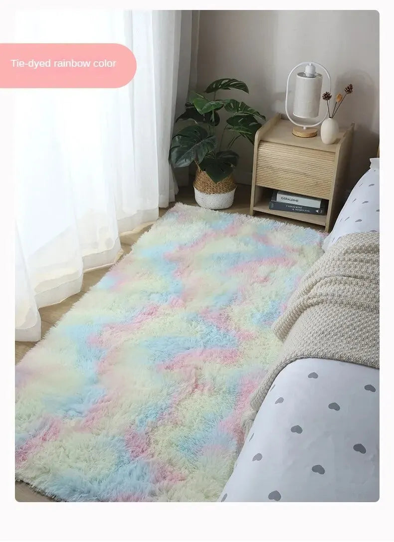 40*60CM Nordic Style Plush Bedroom Rug - Homes Must Haves