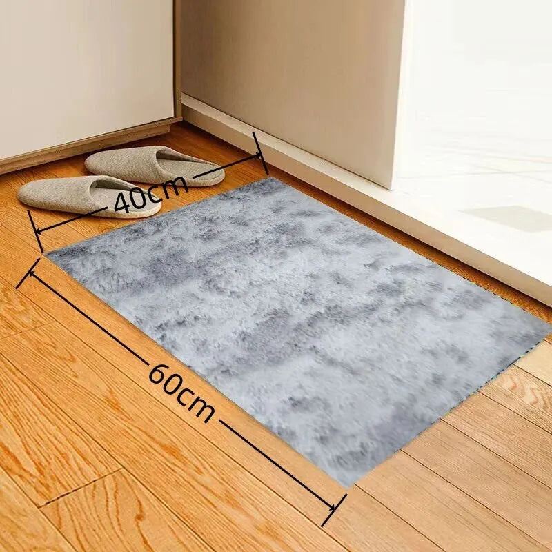 40*60CM Nordic Style Plush Bedroom Rug - Homes Must Haves