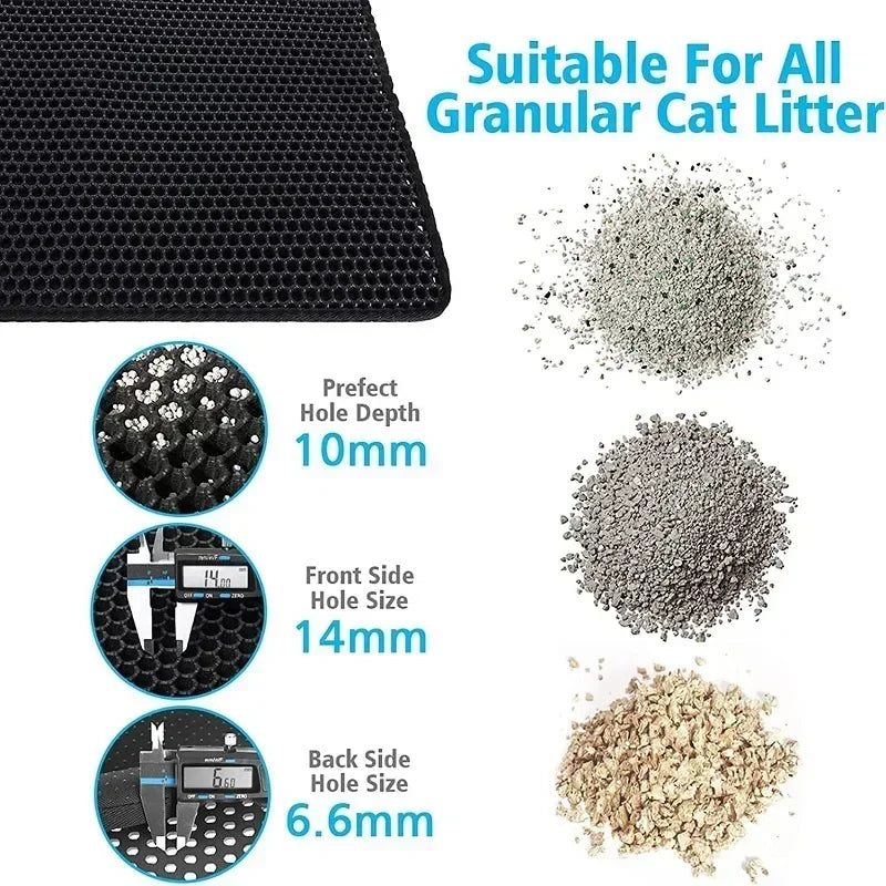 Cat Litter Mat - Waterproof Double Layer - Homes Must Haves