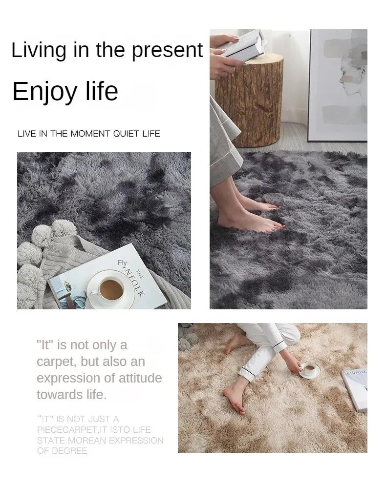 40*60CM Nordic Style Plush Bedroom Rug - Homes Must Haves