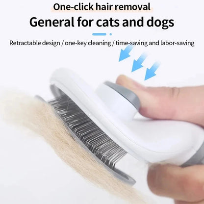 Self-cleaning Pet Hair Removal Comb - Homes Must Haves