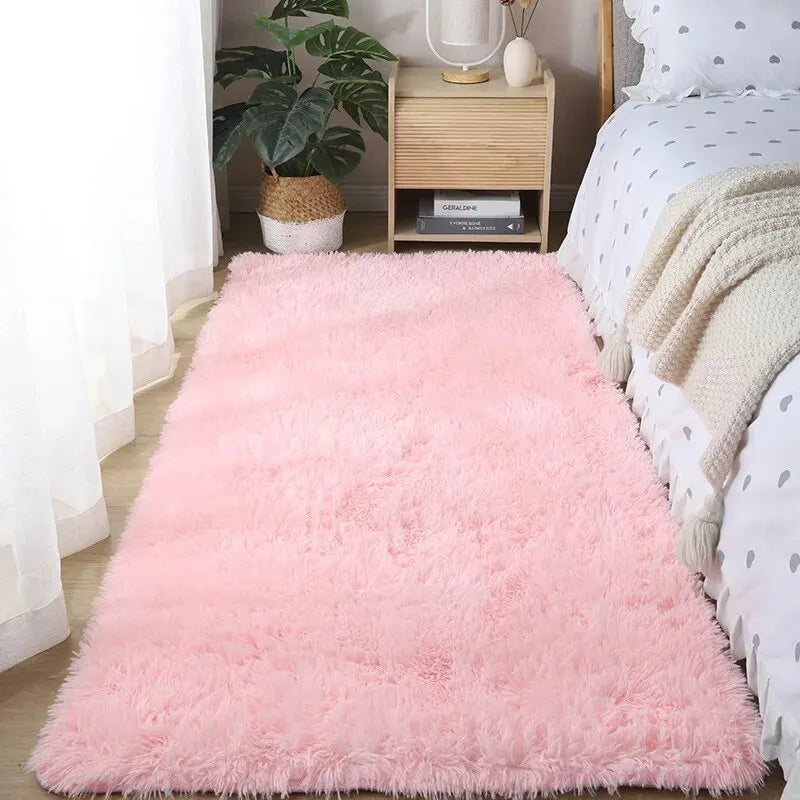 40*60CM Nordic Style Plush Bedroom Rug - Homes Must Haves