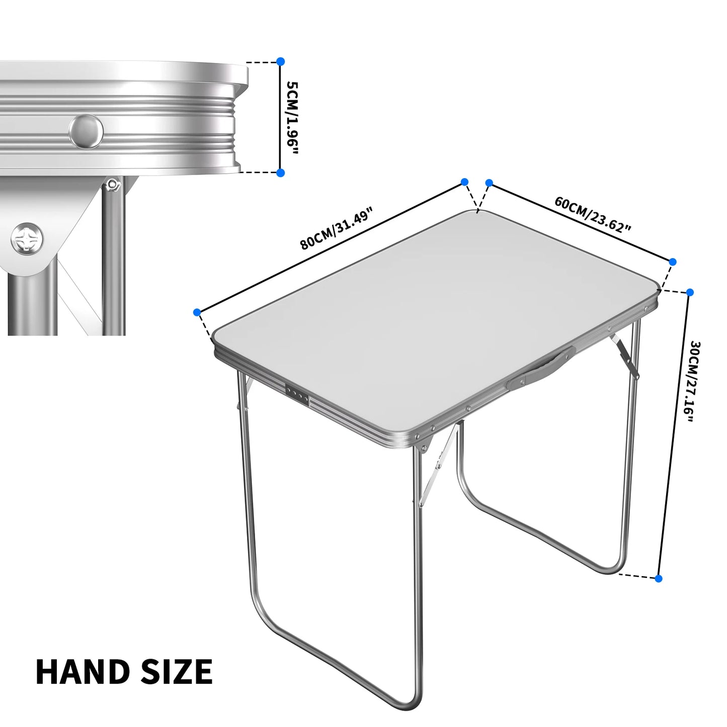 Heavy Duty Folding Table – Perfect for Garden, Camping, BBQs & Parties - Homes Must Haves