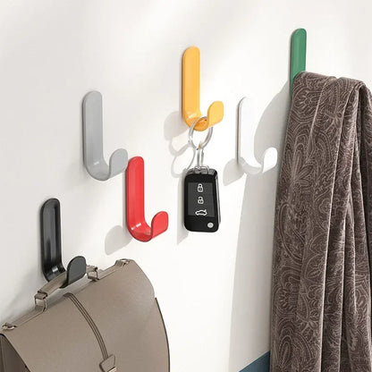 6-Piece Multi-Purpose Wall Organizer – Behind-Door Hook Set for Keys, Towels, Robes & More - Homes Must Haves