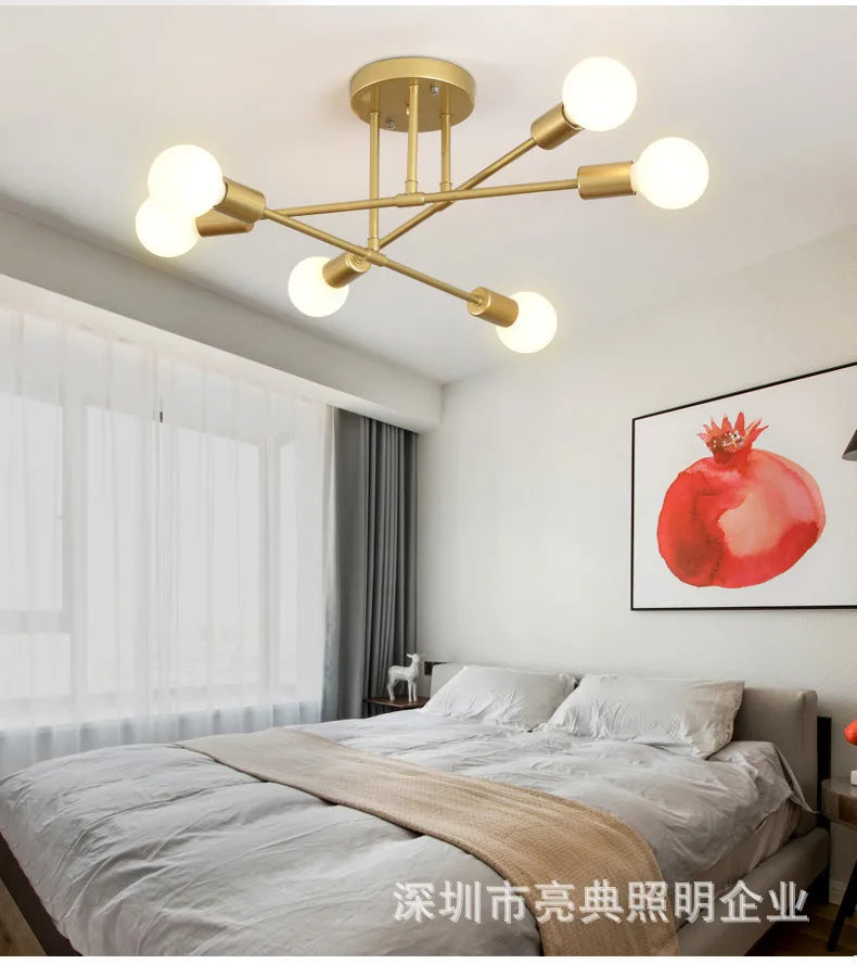 Modern Chandelier Simple Home Decor Bedroom Lighting - Homes Must Haves