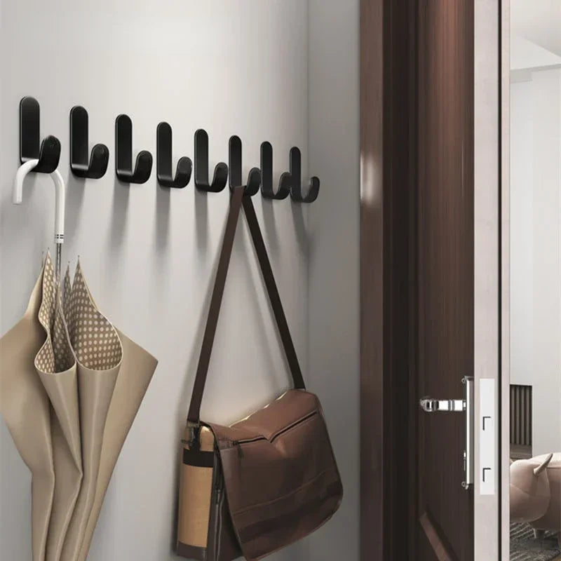 6-Piece Multi-Purpose Wall Organizer – Behind-Door Hook Set for Keys, Towels, Robes & More - Homes Must Haves