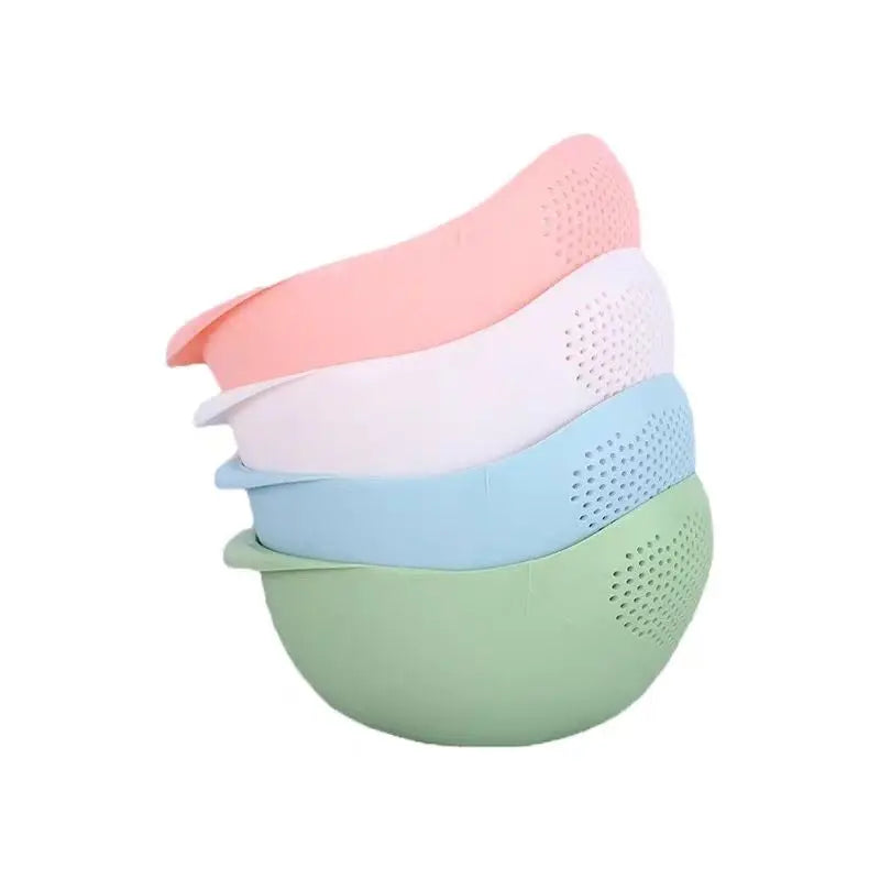 Silicone Colander (Strainer) for Washing Rice, Fruits, Vegetables - Homes Must Haves