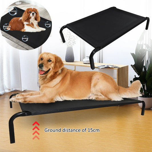 Elevated Pet Dog Bed With Mesh,Cooling Dog Beds for Large Medium Small Dogs - Homes Must Haves