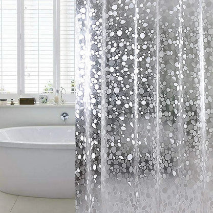 PEVA Pebble Shower Curtain - Homes Must Haves