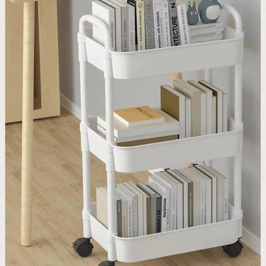 Rolling Multi-Layer Storage Cart – Compact Organiser Trolley for Living Room Kitchen, Bedroom & Bathroom - Homes Must Haves