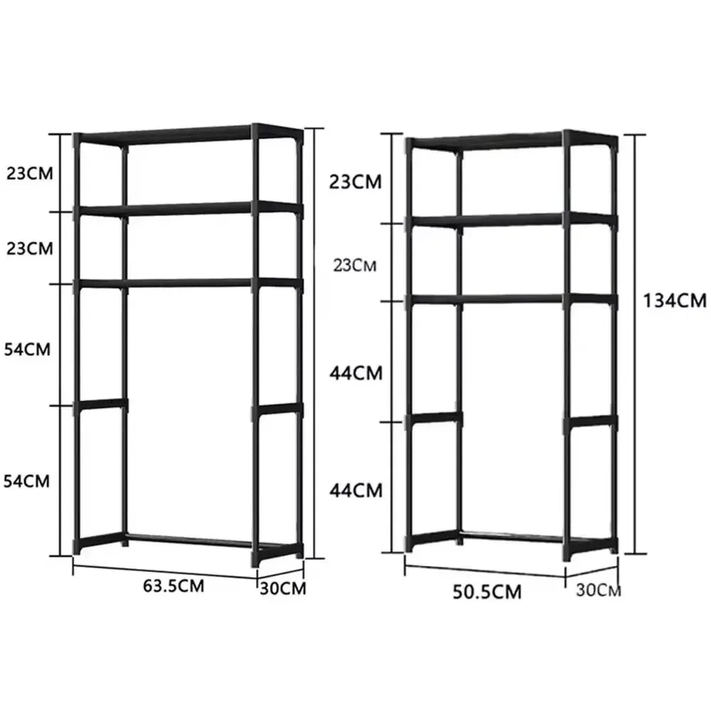 Multi-Layer Floor Standing Over the Toilet / Washer Storage Rack - Homes Must Haves