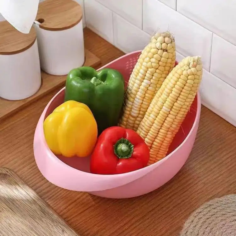 Silicone Colander (Strainer) for Washing Rice, Fruits, Vegetables - Homes Must Haves