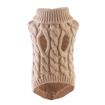 Puppy Dog Turtleneck Sweaters Teddy Jacket for Small Medium Dogs for Winter - Soft Yorkie Coat - Homes Must Haves