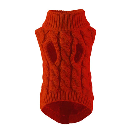 Puppy Dog Turtleneck Sweaters Teddy Jacket for Small Medium Dogs for Winter - Soft Yorkie Coat - Homes Must Haves