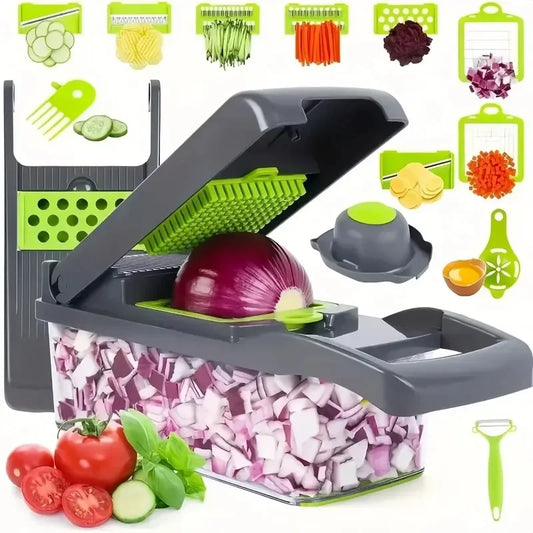 14/16 in 1 Multifunctional Vegetable Chopper - Homes Must Haves