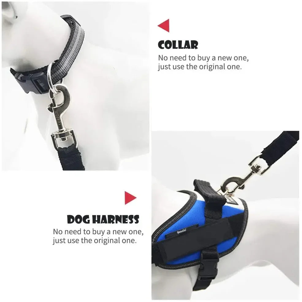 Adjustable Pet Cat Dog Car Seat Belt / Harness - Homes Must Haves