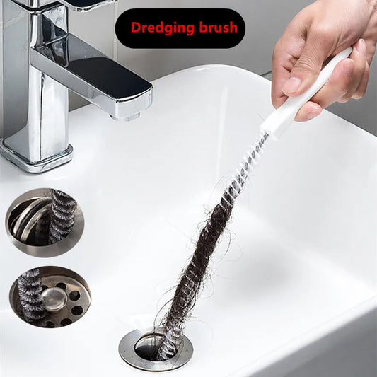 Flexible Pipe Dredging Brush for Kitchen / Bathroom Drains - Homes Must Haves