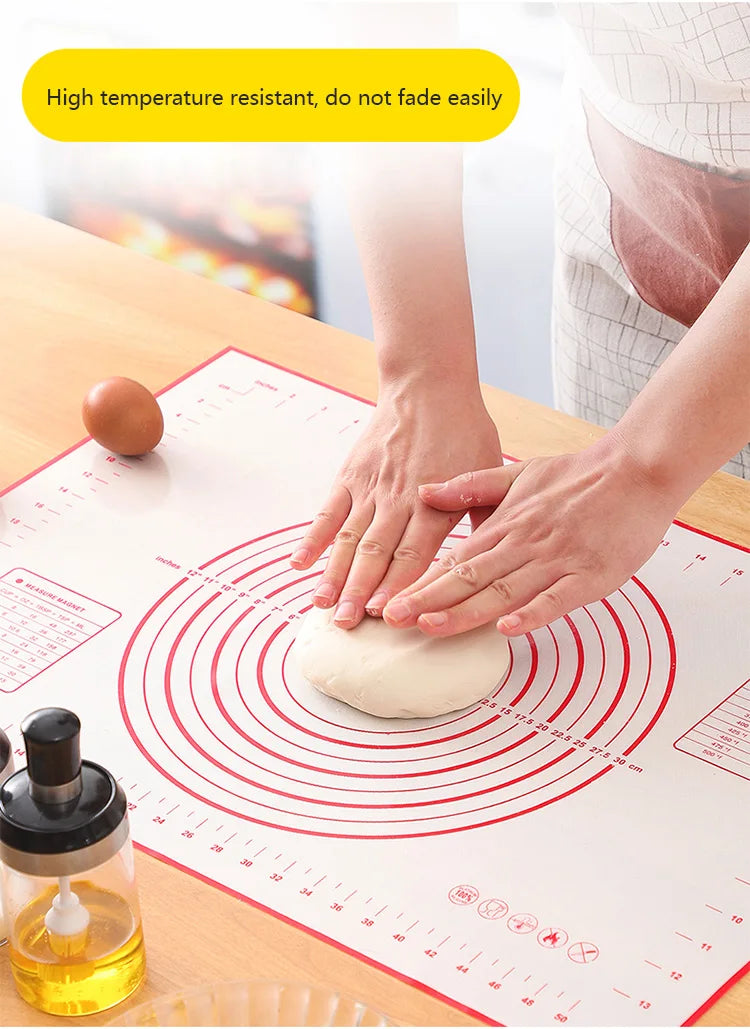 Silicone Baking / Kneading Mat for Dough - Homes Must Haves