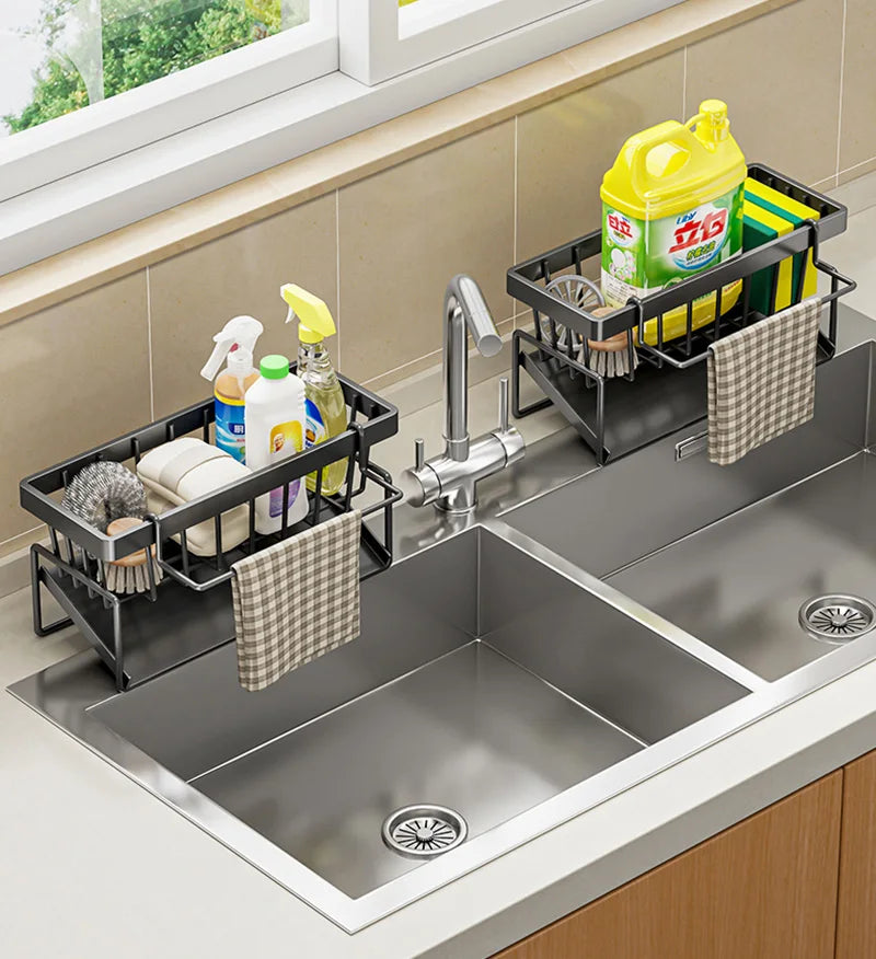 Stainless Steel Kitchen Sink Storage Rack - Homes Must Haves