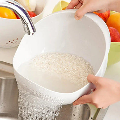 Silicone Colander (Strainer) for Washing Rice, Fruits, Vegetables - Homes Must Haves