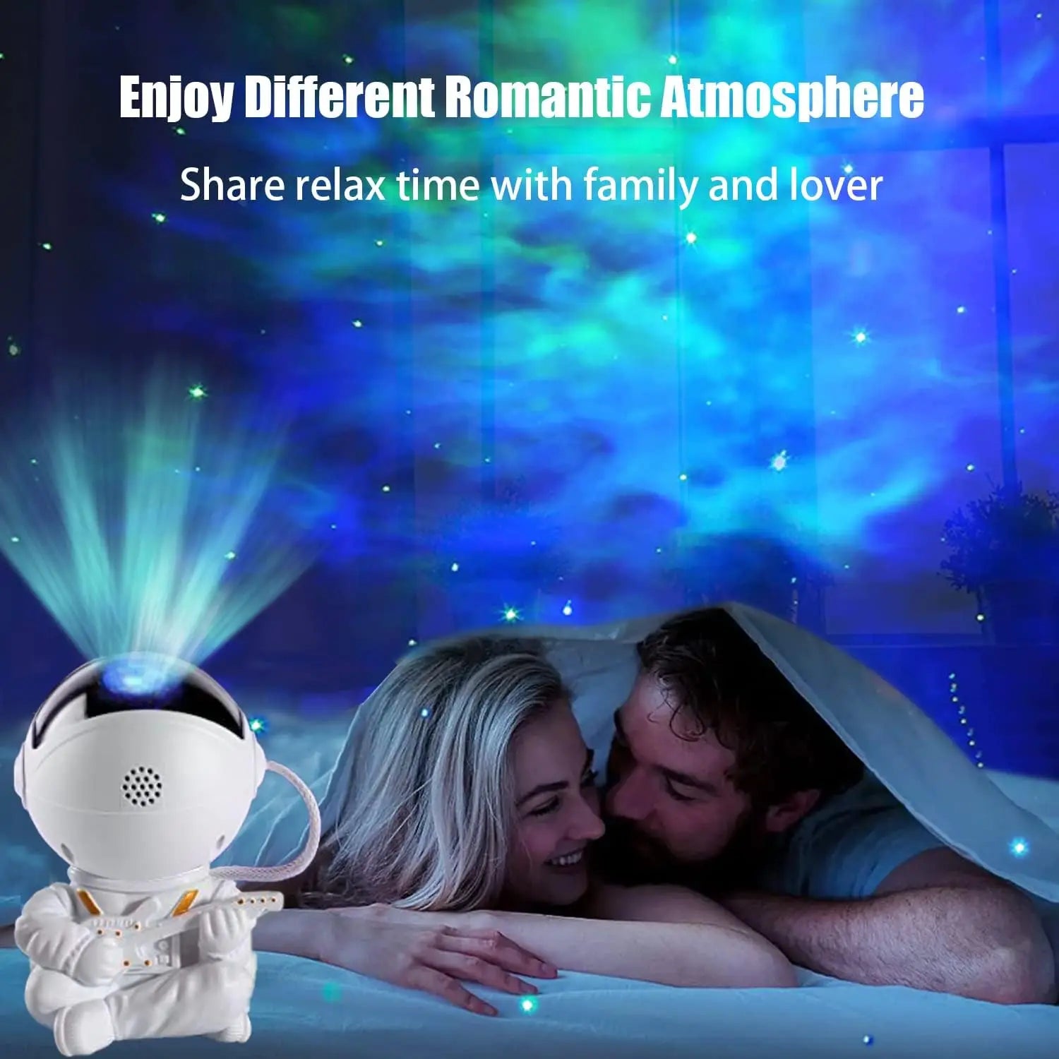 Remote Controlled Astronaut Night Light Nebula Galaxy Projector Star Ceiling Galaxy Lights - Children Bedroom Decoration Gift - Homes Must Haves