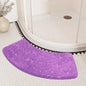 Curved Bathroom Shower Mat - Pebble Embossed Non-slip Absorbent - Homes Must Haves