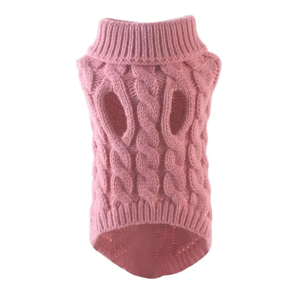 Puppy Dog Turtleneck Sweaters Teddy Jacket for Small Medium Dogs for Winter - Soft Yorkie Coat - Homes Must Haves