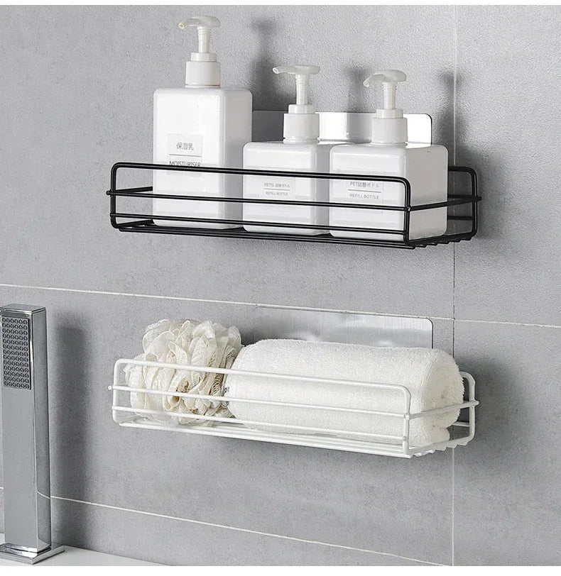 Bathroom Shower Rack Wall Mounted 27x12 cm - Homes Must Haves